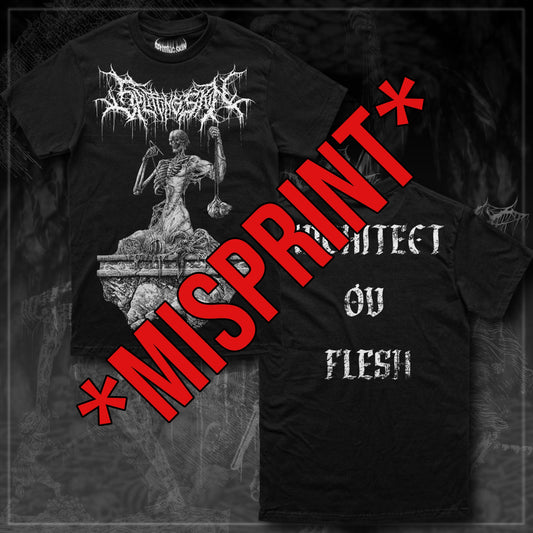 *MISPRINT*| Architect Ov Flesh T Shirt - Splitting Skin