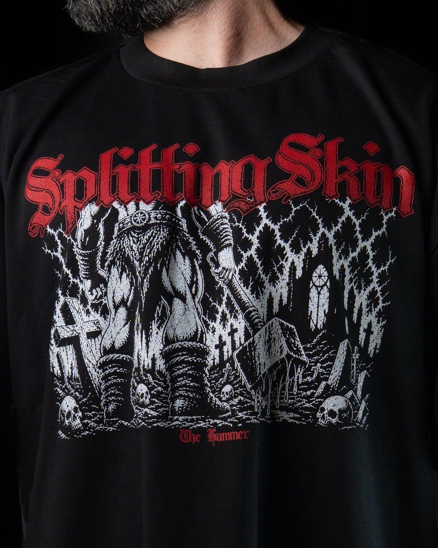 THE HAMMER - HEAVYWEIGHT T SHIRT - Splitting Skin
