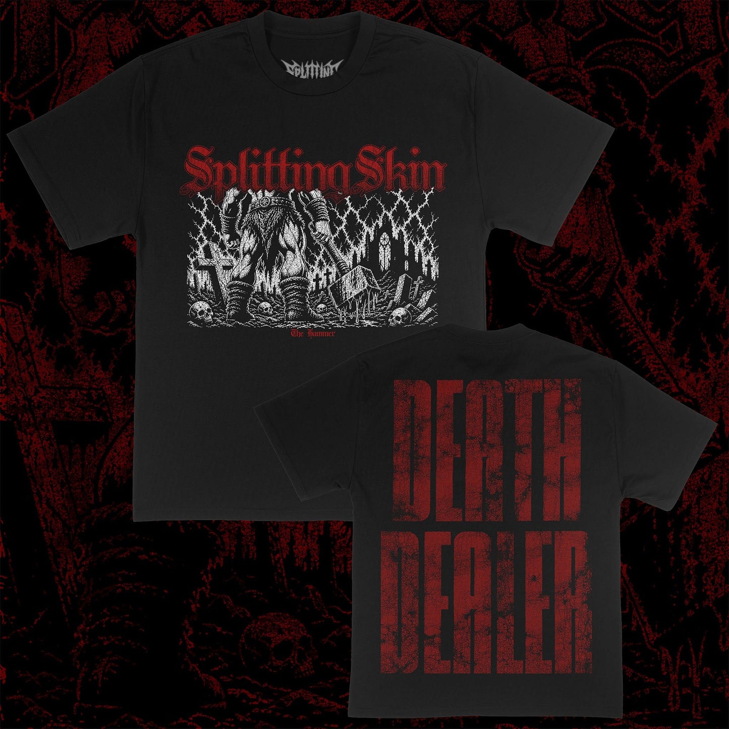 THE HAMMER - HEAVYWEIGHT T SHIRT - Splitting Skin