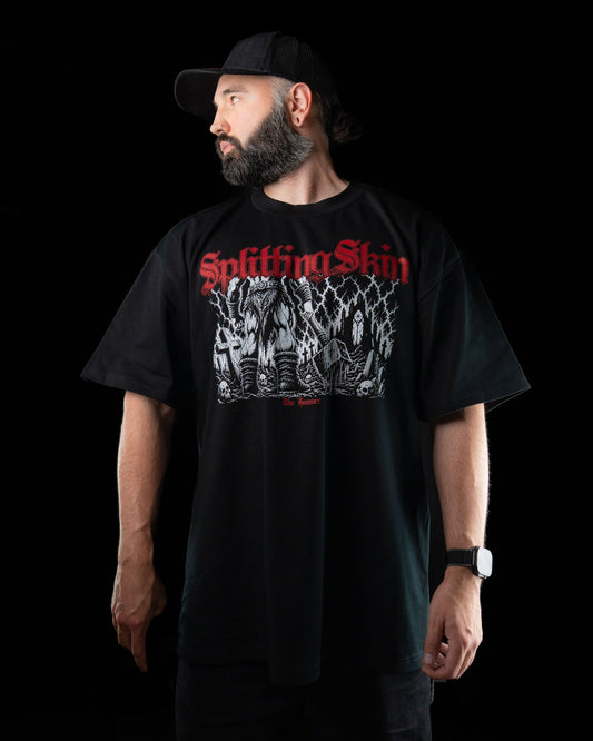 THE HAMMER - HEAVYWEIGHT T SHIRT - Splitting Skin