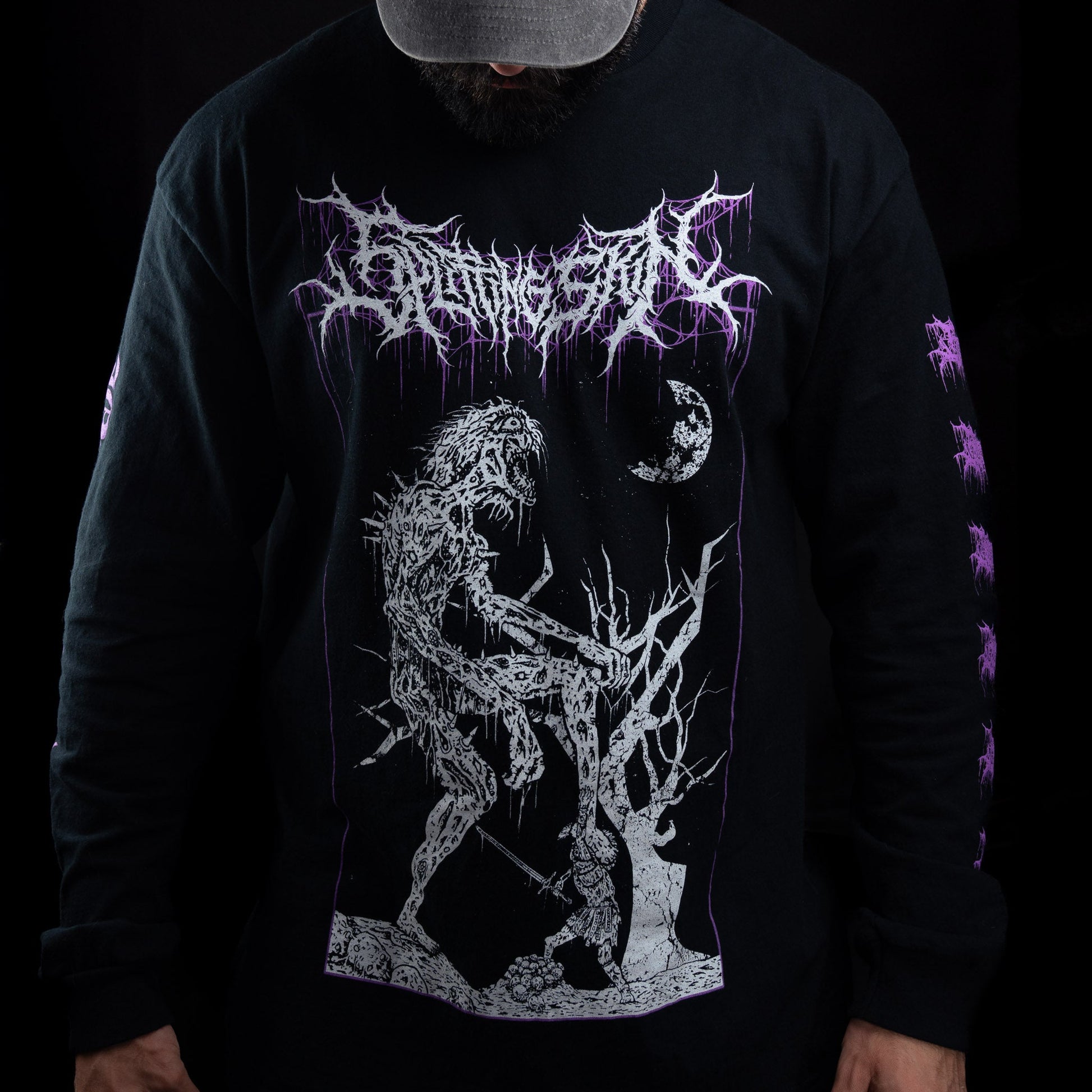 Crushed by the Behemoth Longsleeve - Splitting Skin