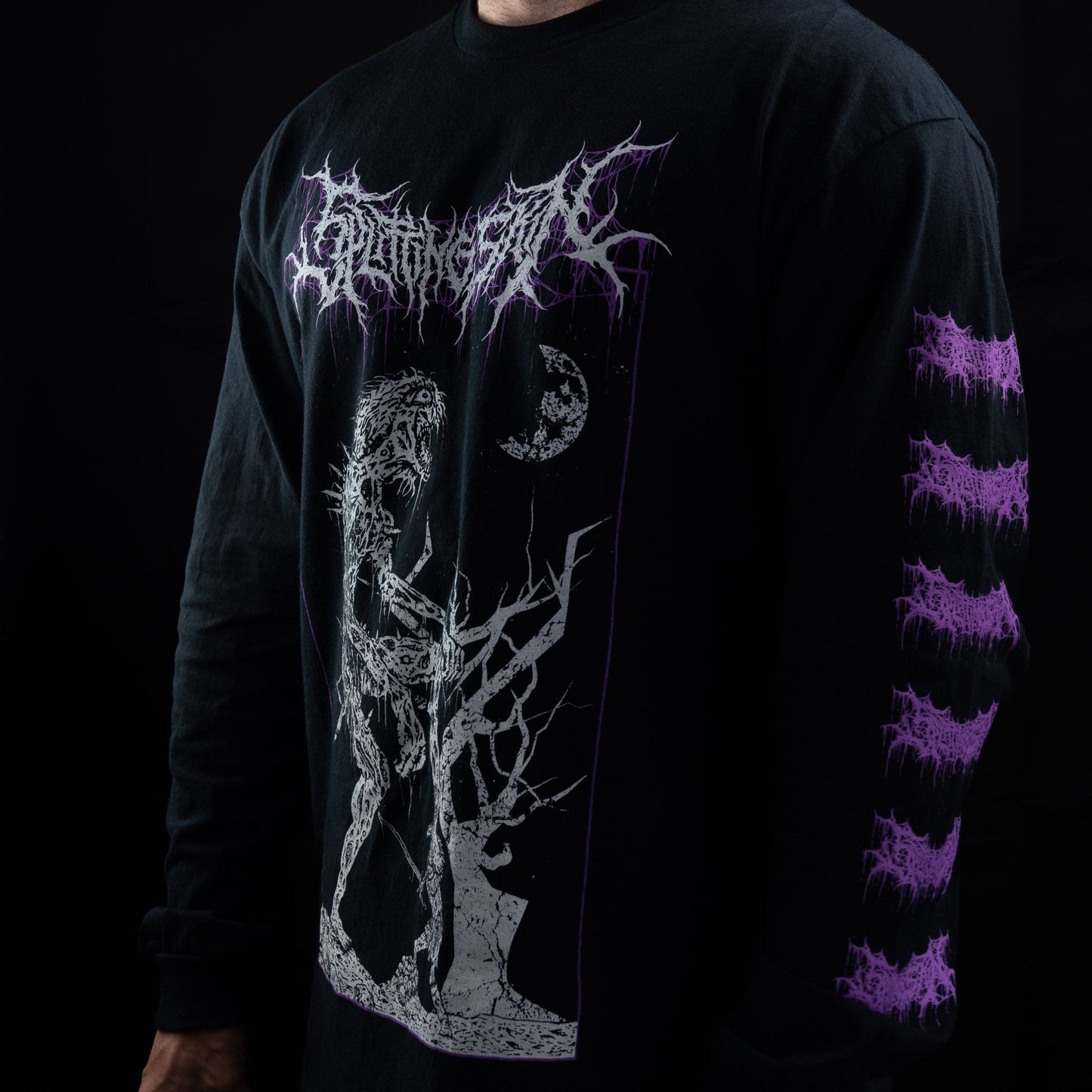 Crushed by the Behemoth Longsleeve - Splitting Skin