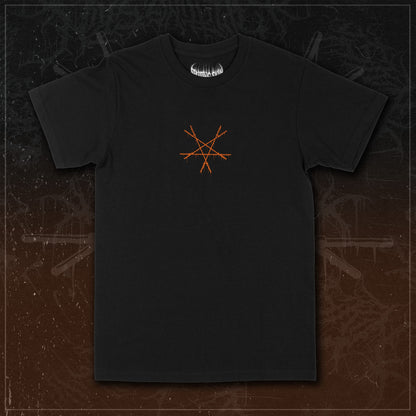 Drippy Pentagram T-Shirt - Splitting Skin