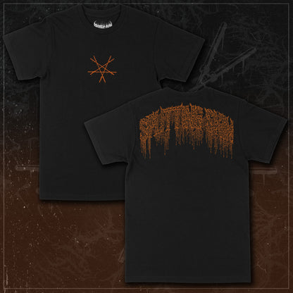 Drippy Pentagram T-Shirt - Splitting Skin