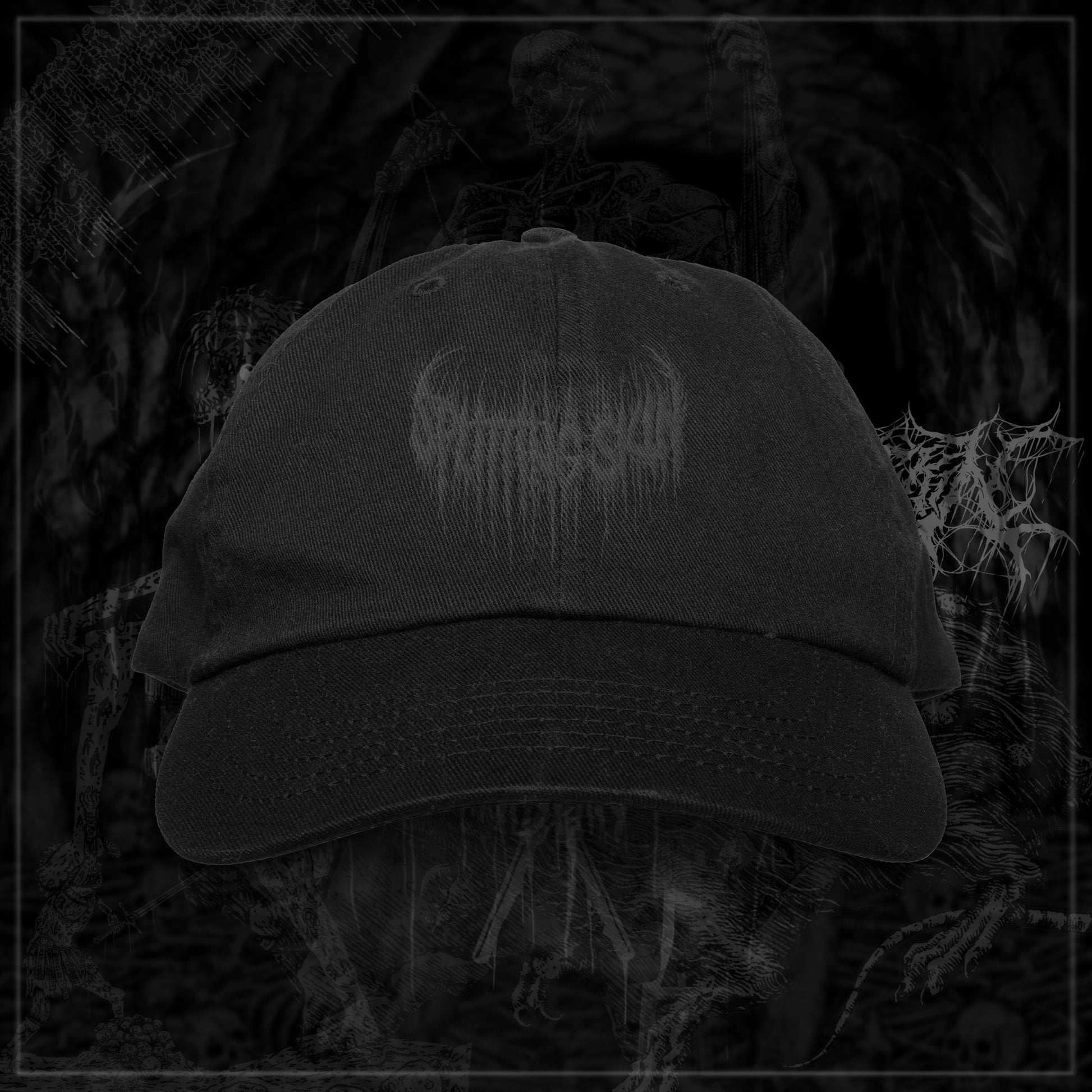 Embroidered Logo Dad Hat - Splitting Skin