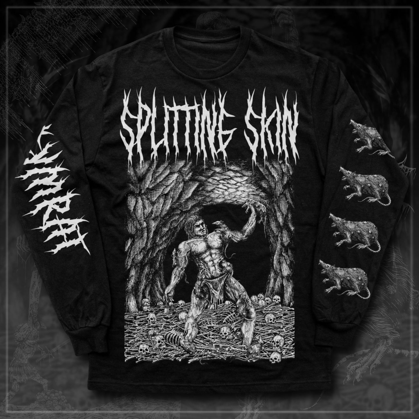 GYMRAT Longsleeve - Splitting Skin